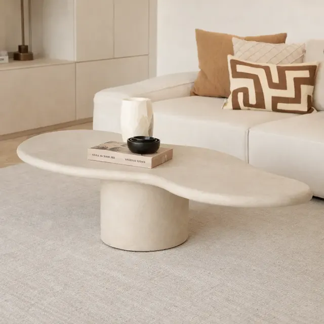 Maatwerk salontafel in microcement